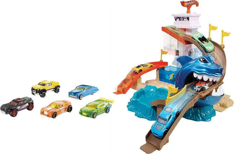 Hot Wheels Playsets City Color Shifters Sharkport Showdown