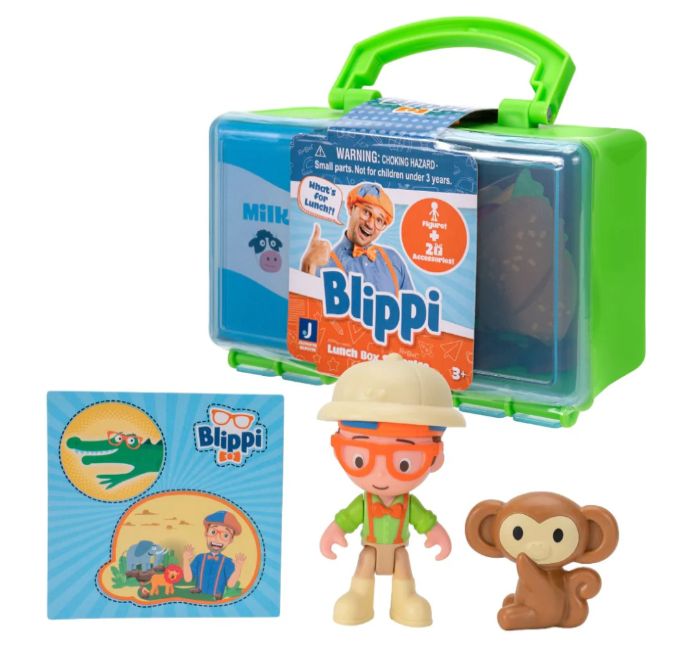 Blippi Deluxe Blind Figures Lunch Boxes Assorted