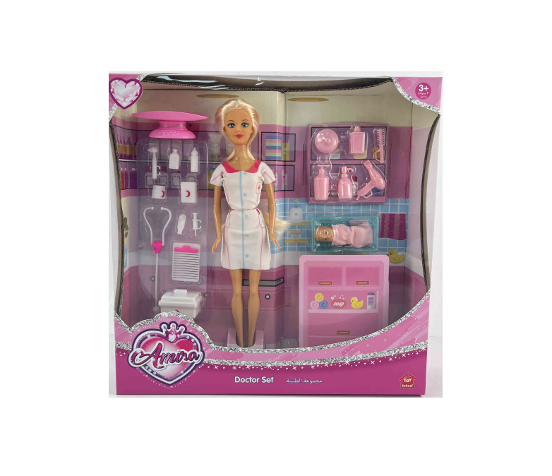 Toy School Amira 11.5 Inch Doll Doctor Set