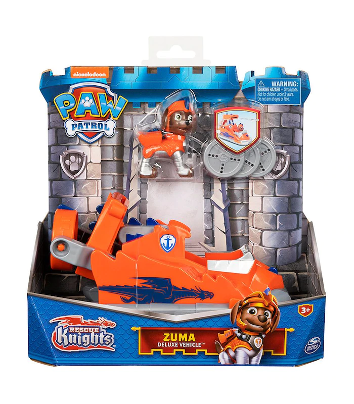 Paw Patrol Rescue Knights Deluxe Vehicle Assorted