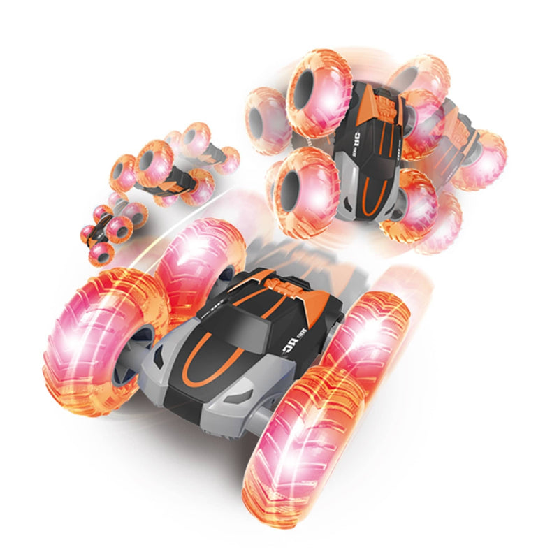 Toy School Jumping Car With Inflatable Wheel And Led Light