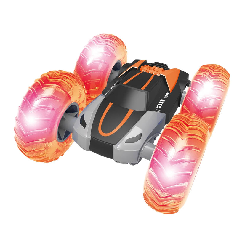 Toy School Jumping Car With Inflatable Wheel And Led Light