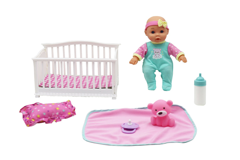 Baby Sophia Baby With Bed Set 10 inch doll