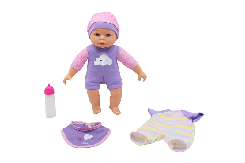 Baby Sophia Baby with Bib and Bottle 12 inch doll