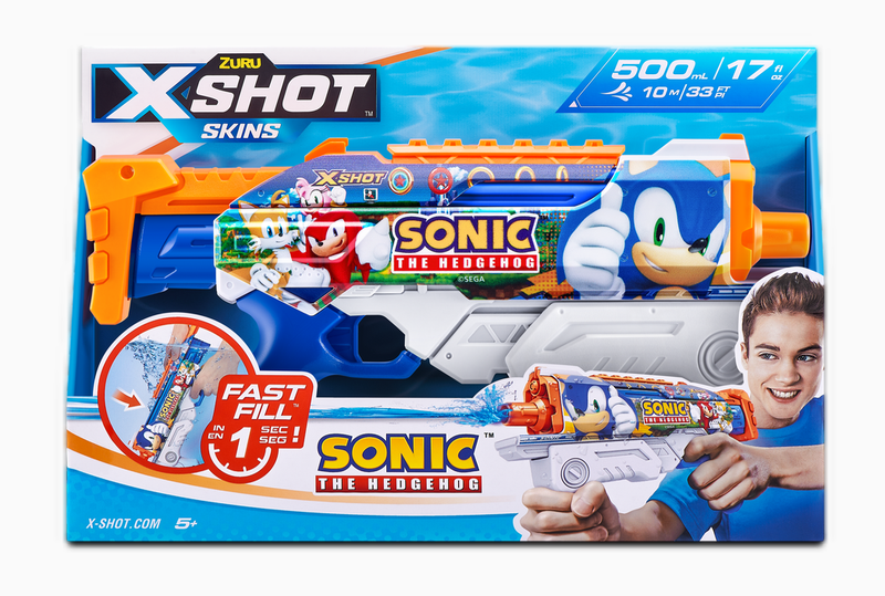 X-Shot Hyperload Fast Fill Skins Sonic