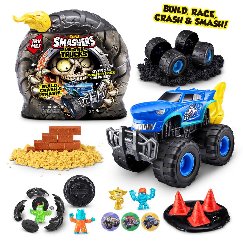 Smashers Monster Truck Surprise Series 1 Playset 3 Assorted