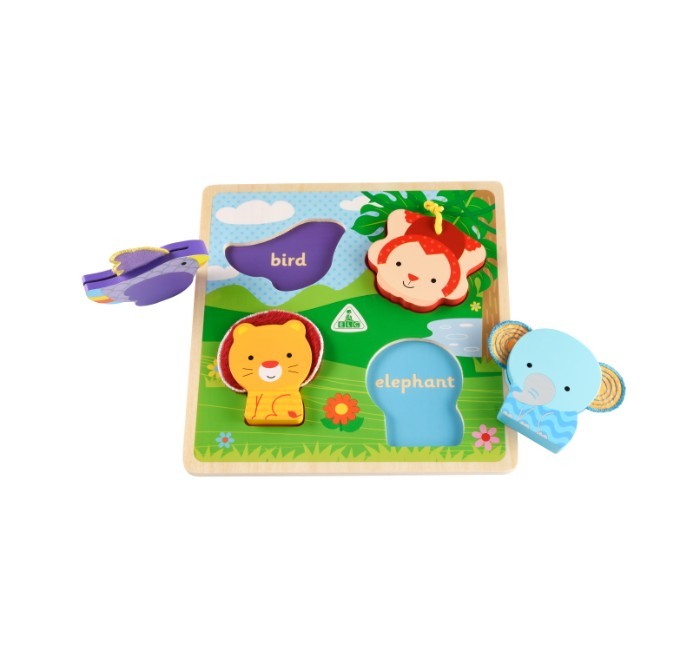 ELC Touch & Feel Wooden Puzzle