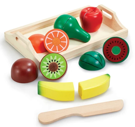 ELC Woodlets Slicing Food Playset Fruit