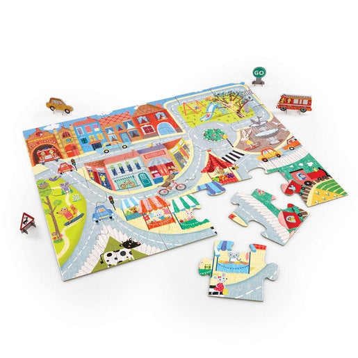 ELC Busy Town 24 Piece Floor Jigsaw Puzzle