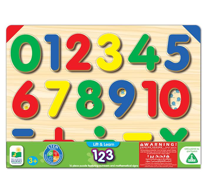 The Learning Journey Lift & Learn 123 Number Puzzle