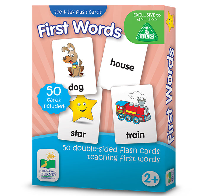 The Learning Journey See & Say Flashcards First Words