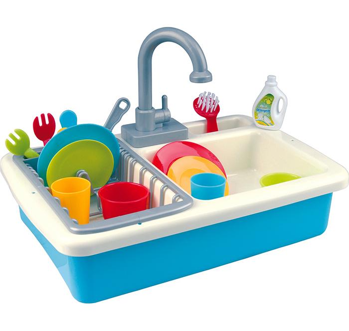 Toy School Wash-up Kitchen Sink 20pcs