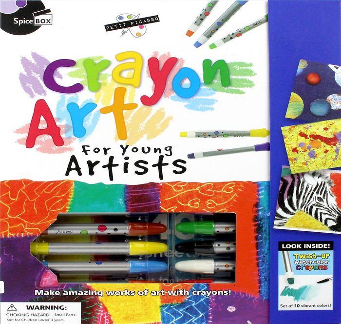 Spice Box Petite Picasso Crayon Art