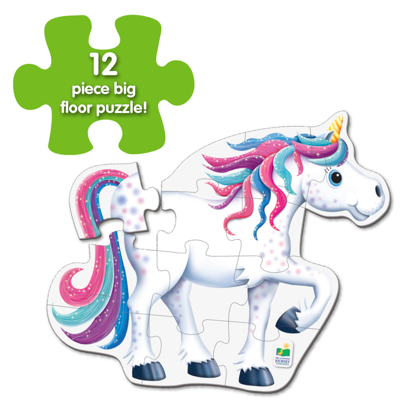 The Learning Journey My First Big Floor Puzzle Unicorn