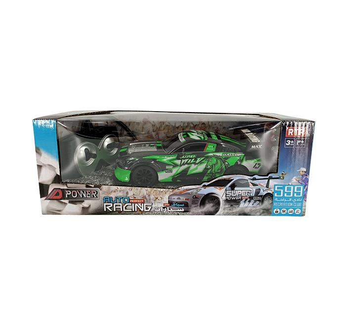 D Power Auto Perfect Racing 1:24 Scale 2-
  Green