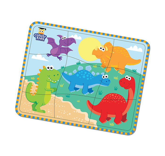 Puzzle Lift And Discover Dinosaurs