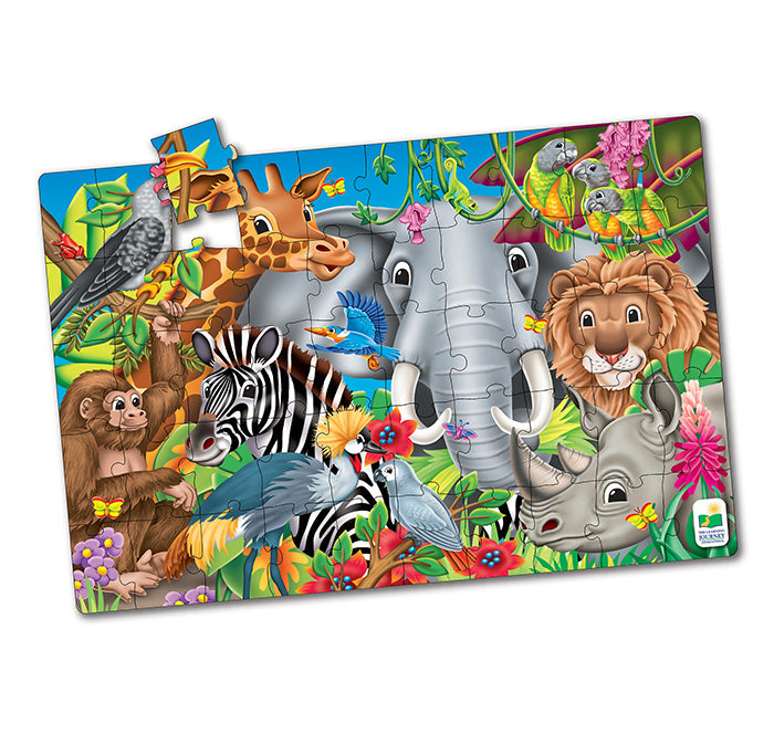 The Learning Journey Jumbo Floor Puzzles Animals Of The World
