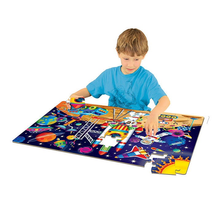 The Learning Journey Jumbo Floor Puzzles Out In Space
