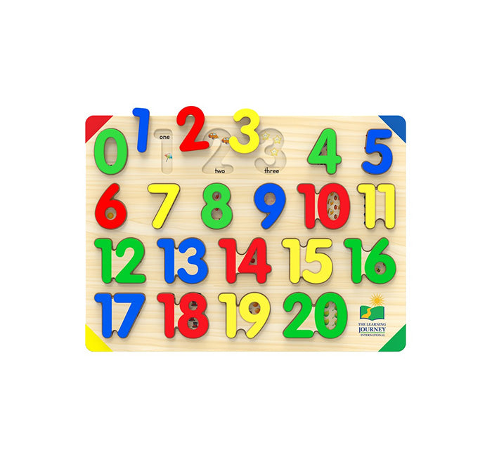 The Learning Journey Lift & Learn 123 Number Puzzle 0-20
