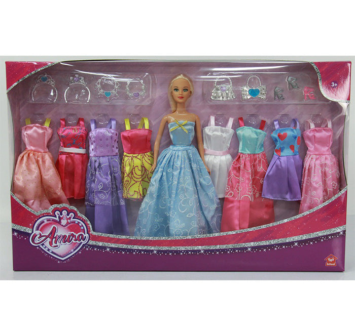 Toy School Amira Fashion doll set & accessories