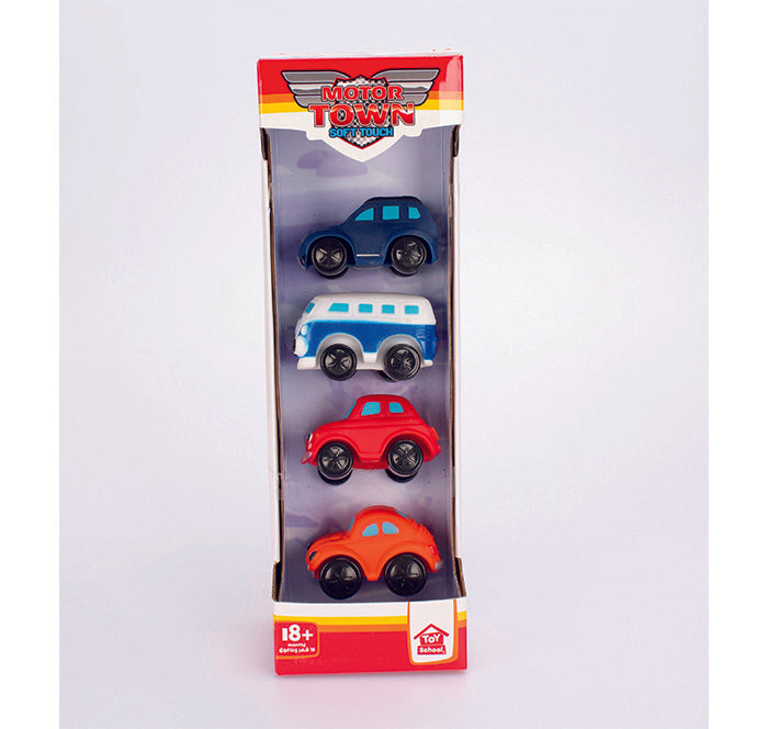 Toy School 4 Pack Cars 2 Assortment
