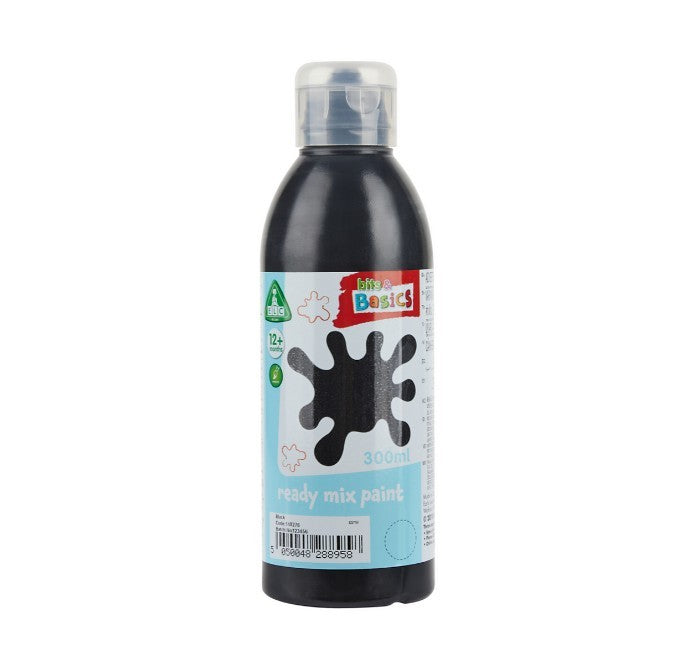 ELC Water Based Paint Black 300ml